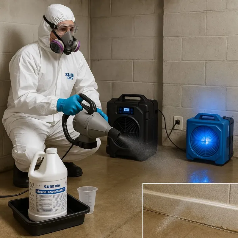Sanitization and Odor Removal process in Amboy, IL
